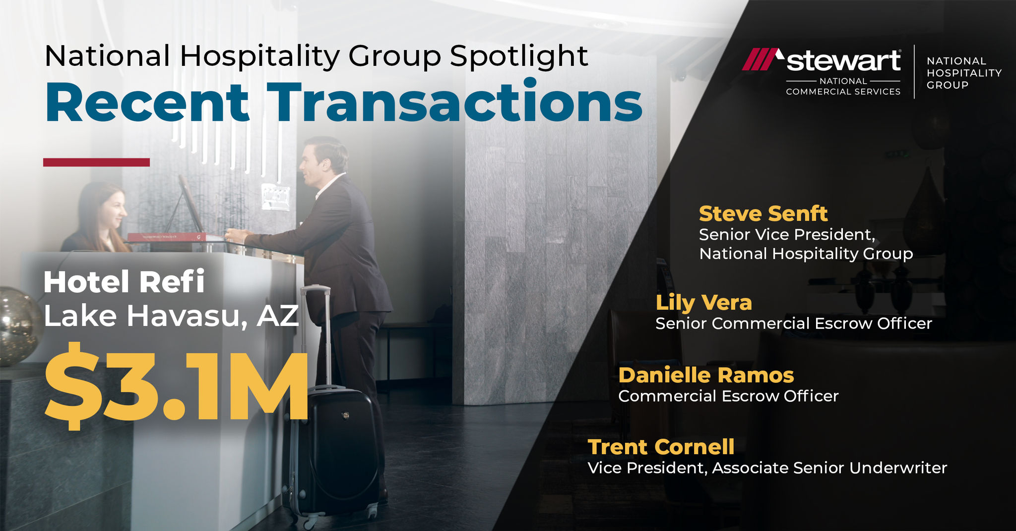 National Hospitality Group Spotlight: $3.1M Hotel Refi Transaction