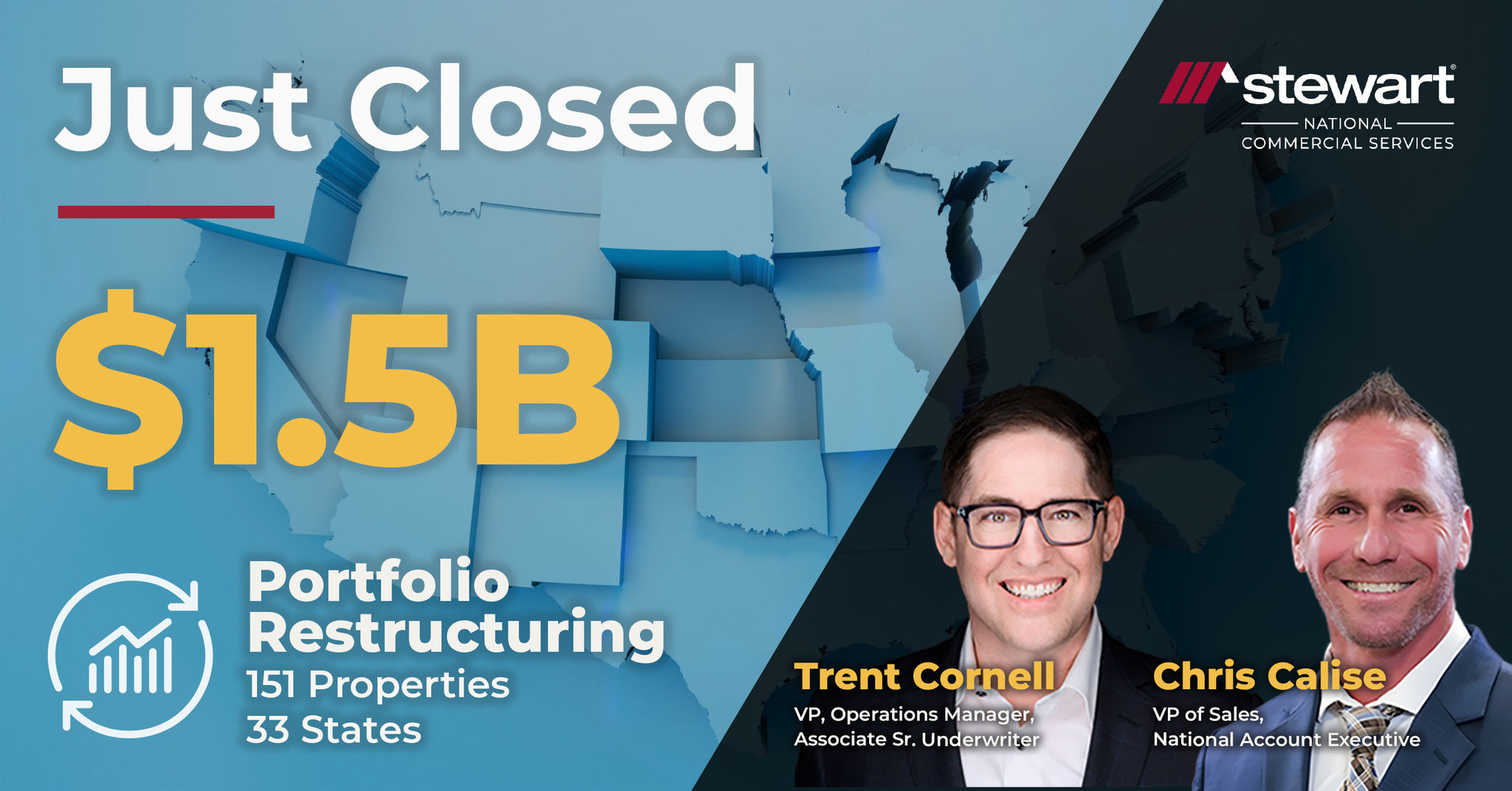 Just Closed $1.5B Portfolio Restructuring Transaction